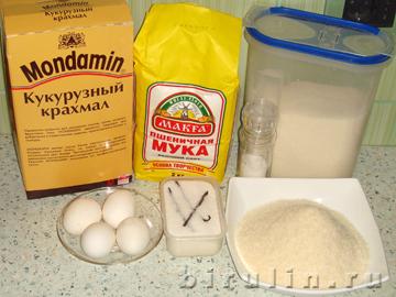 Кокосовое печенье. Ингредиенты