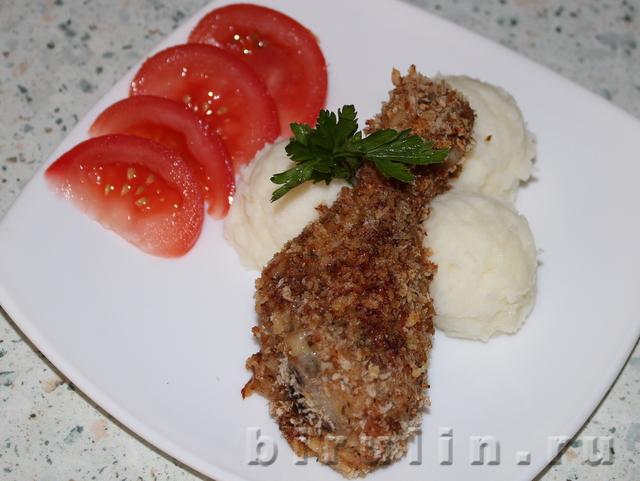 Курица в сухарях с сыром пармезан